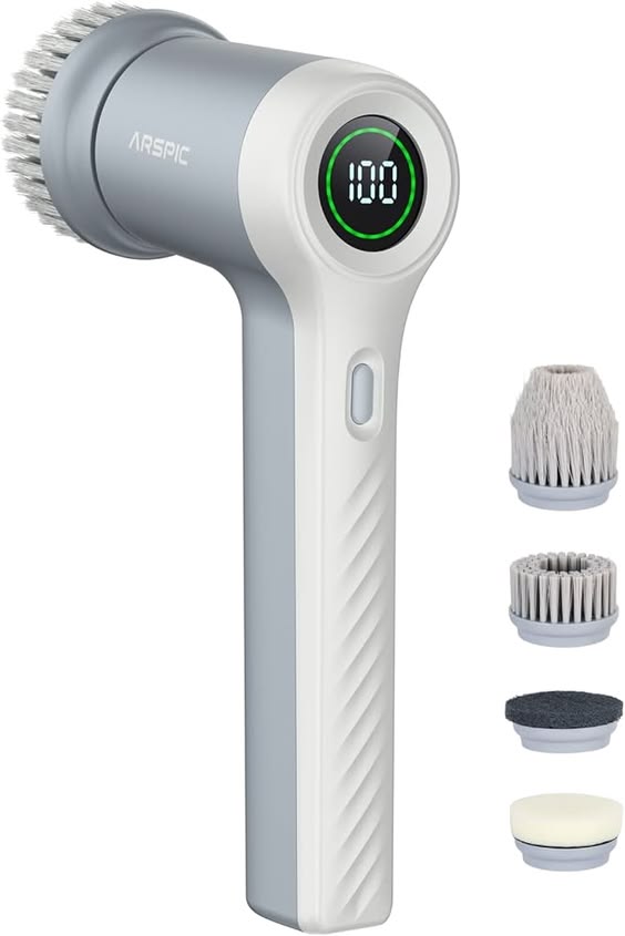 9-in-1 Cordless Electric Spin Scrubber Brush